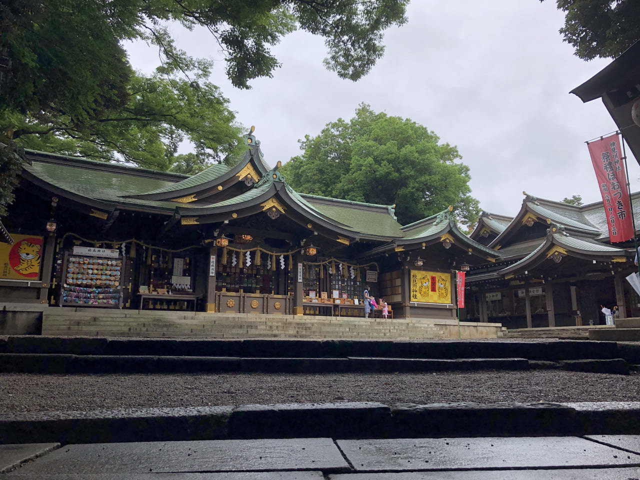 検見川神社の拝殿