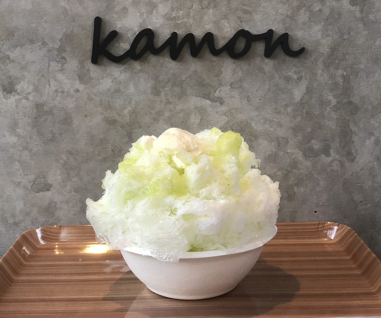 kamon Inageメロンかき氷