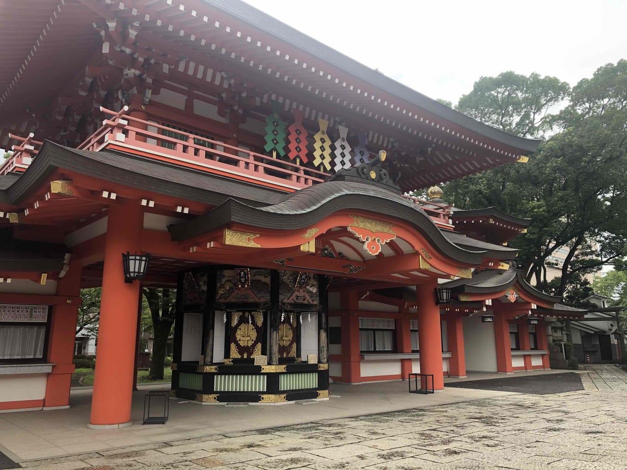 千葉神社の門