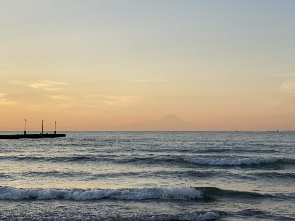 夕日