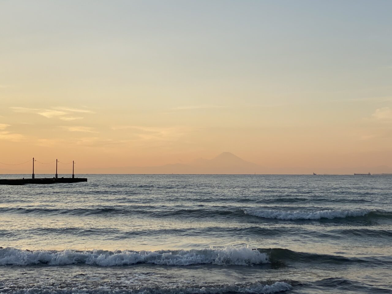 夕日